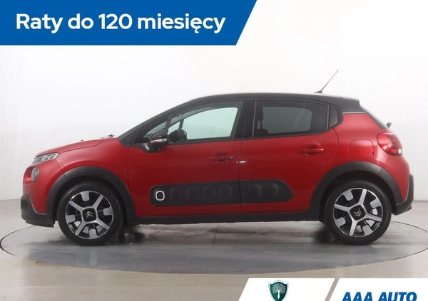 Citroen C3 cena 53000 przebieg: 76009, rok produkcji 2019 z Nowogród Bobrzański małe 172